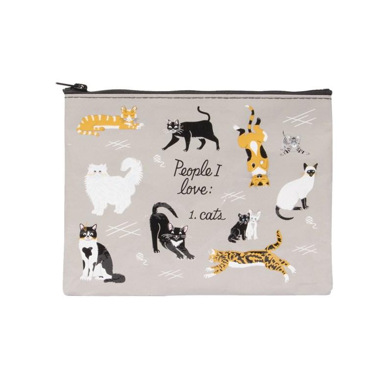 people i love cats pencil case blue q the crafty cowgirl