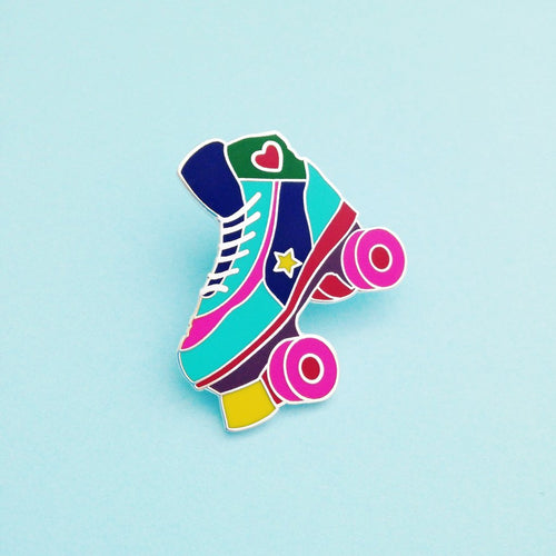 roller skate enamel pin from the crafty cowgirl
