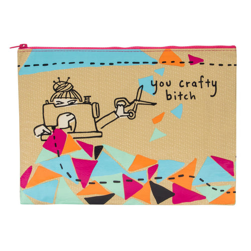 you crafty bitch sewing machine pencil case from the crafty cowgirl