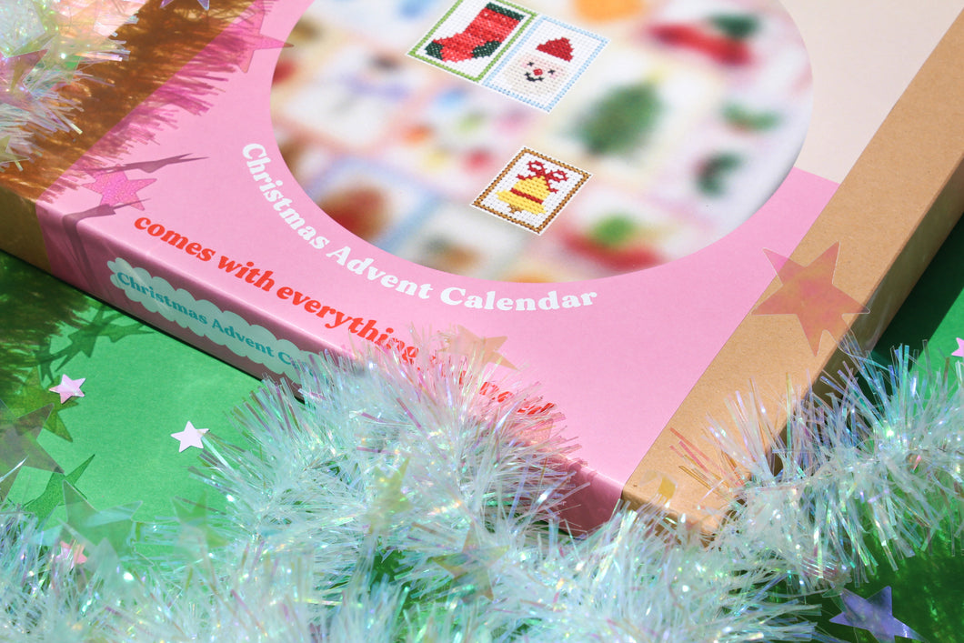 Christmas Advent Calendar Cross Stitch Kit