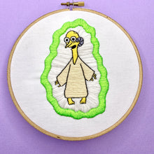 Load image into Gallery viewer, mr burns embroidery kit from the crafty cowgirl
