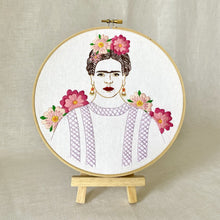 Load image into Gallery viewer, Frida Kahlo Embroidery Pattern Digital Download
