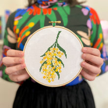 Load image into Gallery viewer, Golden Wattle Cross Stitch Kit
