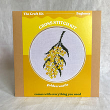 Load image into Gallery viewer, Golden Wattle Cross Stitch Kit
