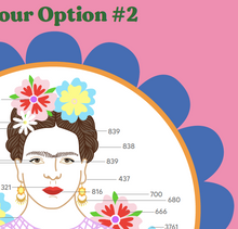 Load image into Gallery viewer, Frida Kahlo Embroidery Pattern Digital Download

