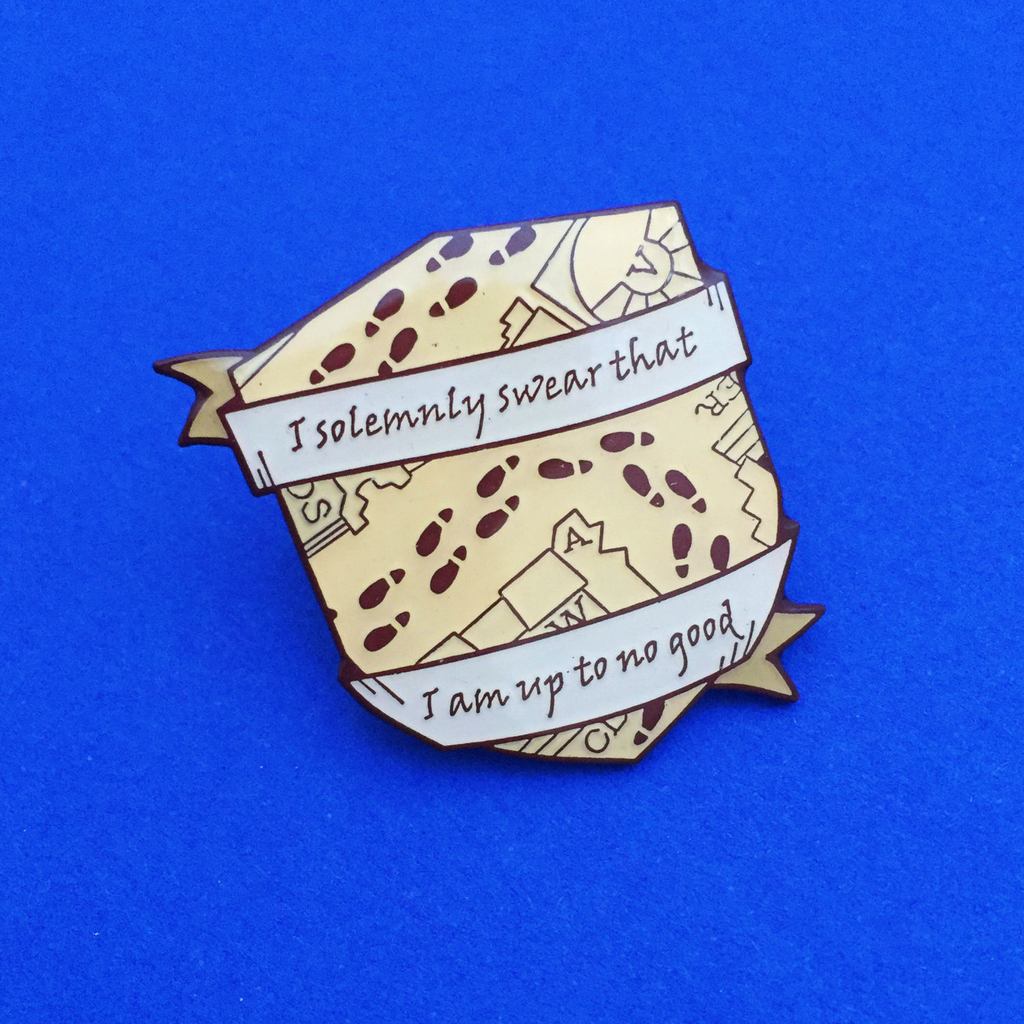 I Solemnly Swear That I Am Up To No Good - Enamel Pin