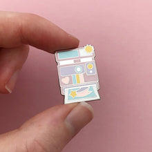 Load image into Gallery viewer, pastel polaroid enamel pin from the crafty cowgirl
