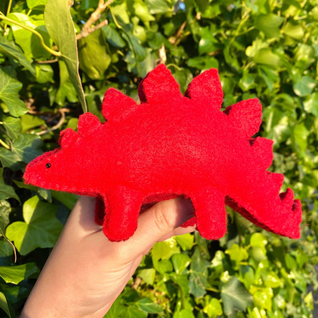 stegosaurus felt plush toy kit from the crafty cowgirl