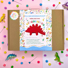 Load image into Gallery viewer, stegosaurus felt plush toy kit from the crafty cowgirl
